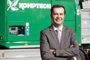 Komptech-CEO Heinz Leitner. Der Umwelttechnikspezialist setzt bei seinen Recycling-Anlagen auf E-Antriebe.