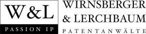 Logo der Patentanwaltskanzlei W&L Wirnsberger & Lerchbaum mit den Schriftzügen „PASSION IP“ und „PATENTANWÄLTE“.